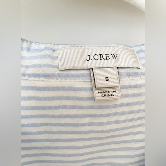 J CREW Striped Embroidered Tunic - Picture 4 of 5